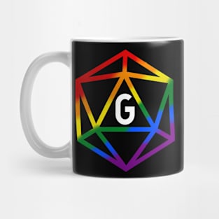 Gay Pride Rainbow Dice Mug